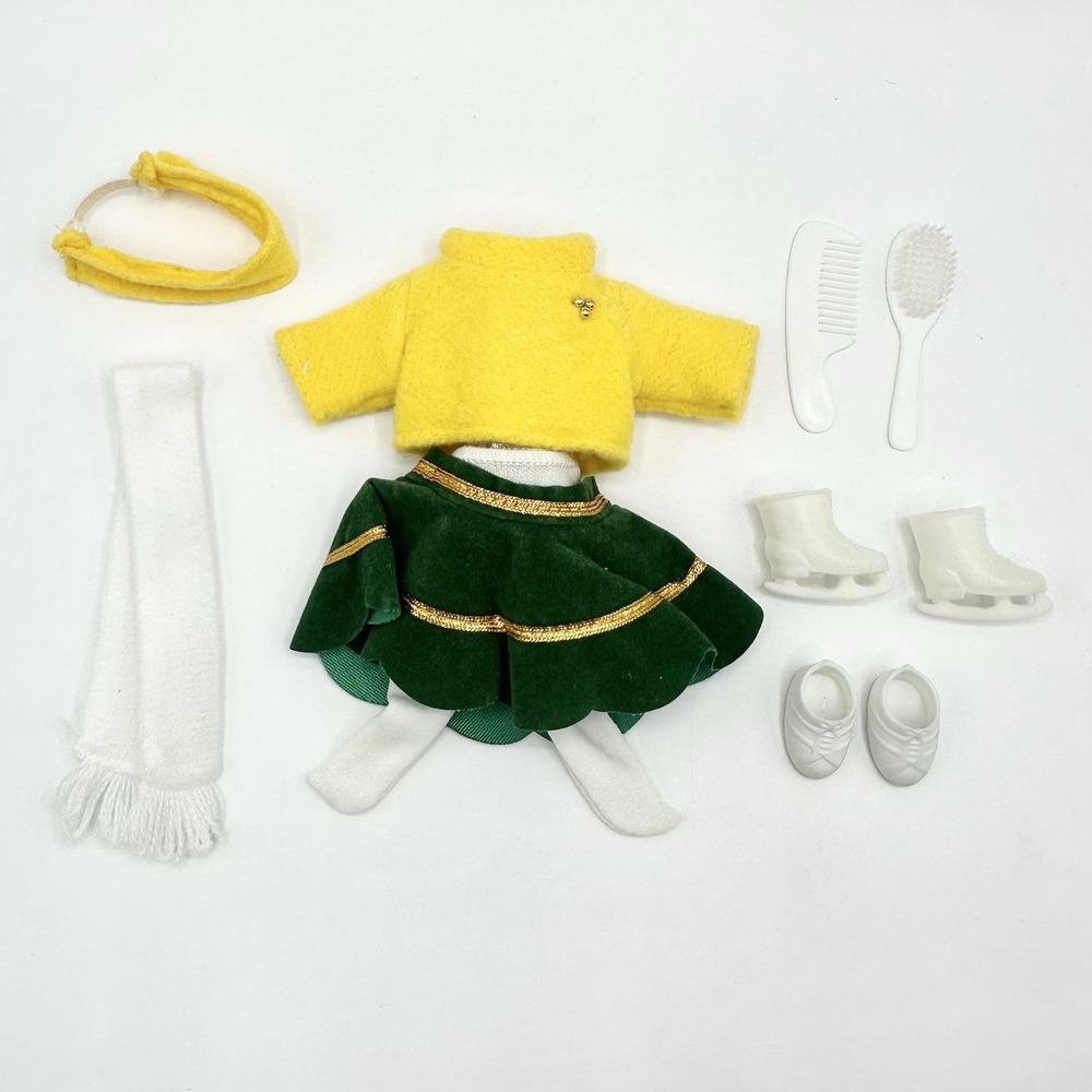 Vintage Vogue Ginny Fashion 8" Doll Clothes Ensemble Ice Skating 71-9100 Skates